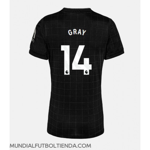 Camiseta Tottenham Hotspur Archie Gray #14 Segunda Equipación Replica 2025-26 para mujer mangas cortas